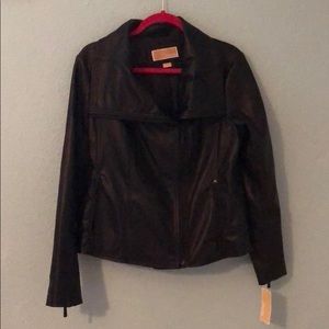 Michael Kors Faux Leather Jacket